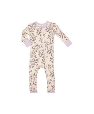 Baby Girls Grey by Everly Grey Convertible Romper Fitted Long Sleeve Pajama