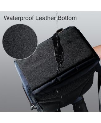 Multi-Functional Waterproof Camera Travel Backpack with Tripod Holder and Laptop Compartment, Large, Blue