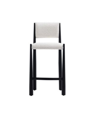 Lennor 37.4" Boucle Upholstered Counter Stool