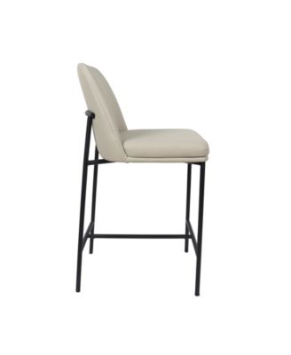 Loft Faux Leather Upholstered Counter Stools, Set of 2