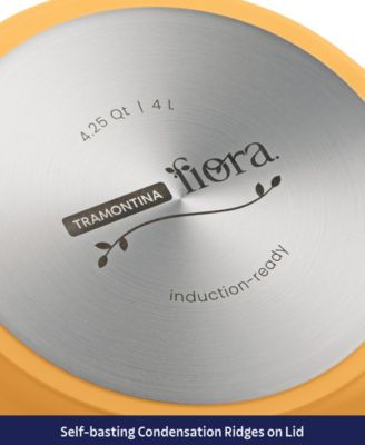 Fiora Ceramic Non-Stick 4.25-Quart Multipurpose Pan