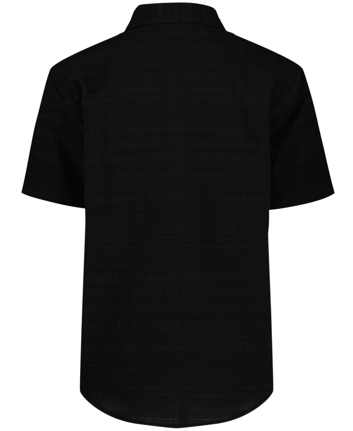 Calvin Klein Boys' 8-20 Texture Stripe Woven Short-Sleeve Shirt
