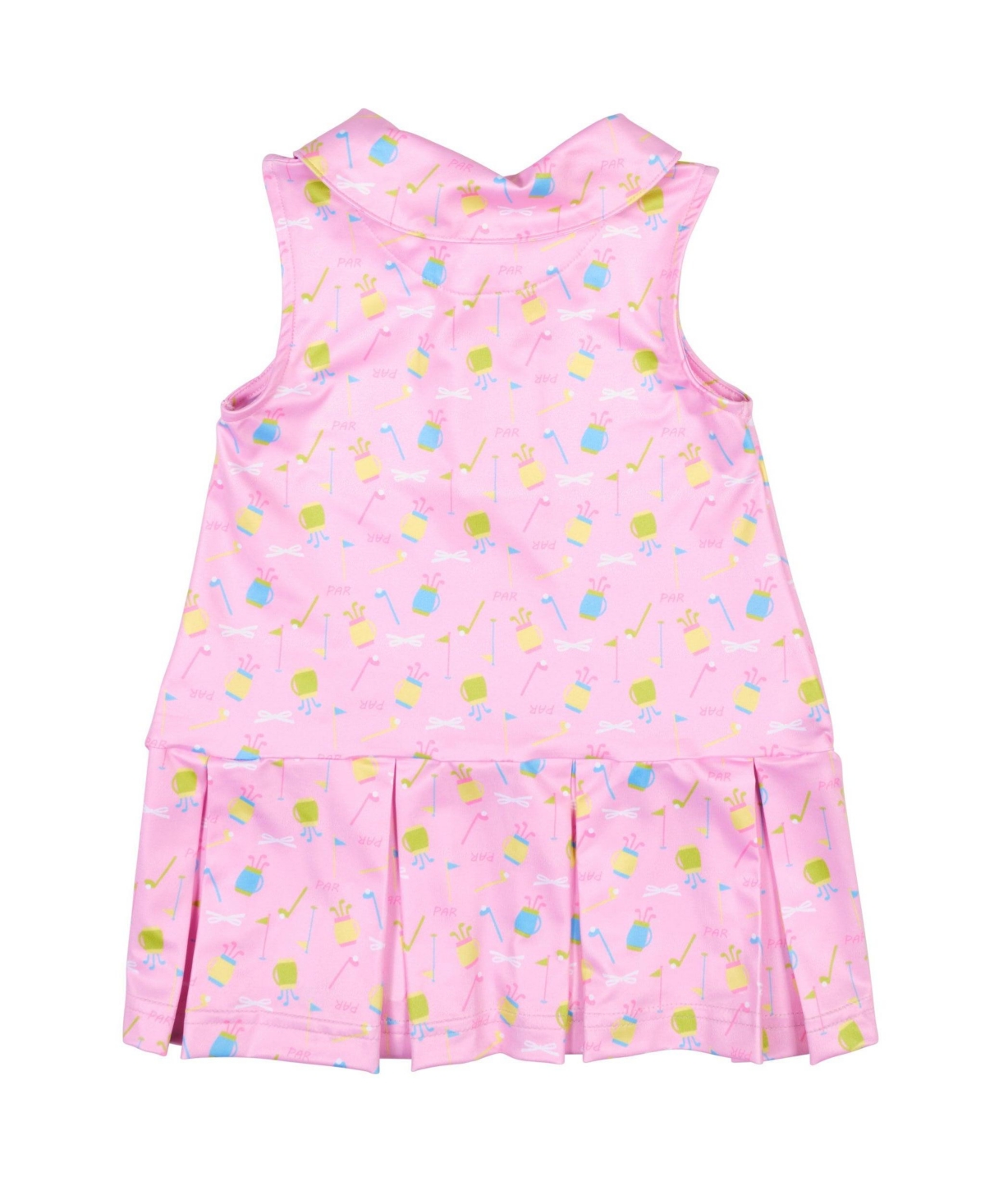Florence Eiseman Little Girls Golf Print Performance Knit Dress