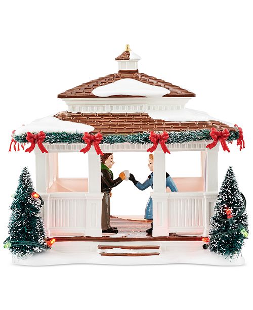 Department 56 Snow Village 40th Anniversary Limited Edition Gazebo