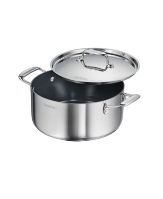 Utsava Tri-Ply Clad Stainless Steel 5-Quart Covered Casserole