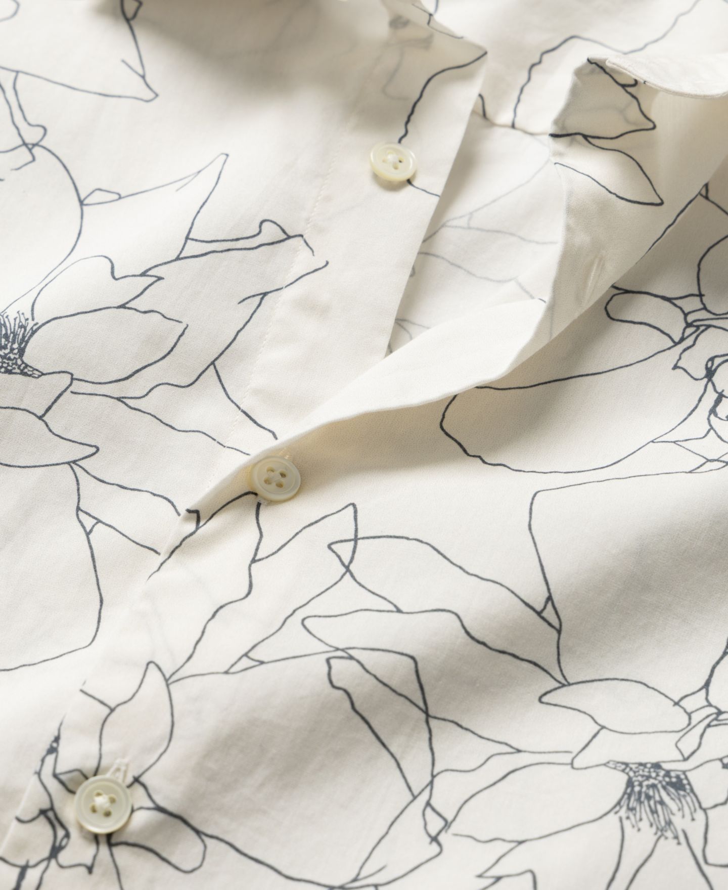 Мужская рубашка Rodd & Gunn Regular Fit Bird Rock Short Sleeve Cotton, цвет: Фарфоровый — фото 2