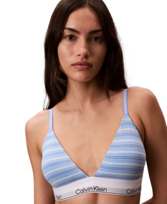 Women's Icon Cotton-Modal Lightly Lined Triangle Bralette QF8498