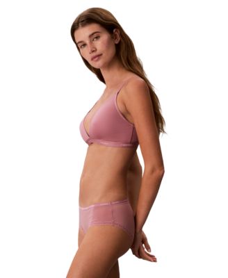 Women's Form To Body Lightly Lined Triangle Bralette QF6758