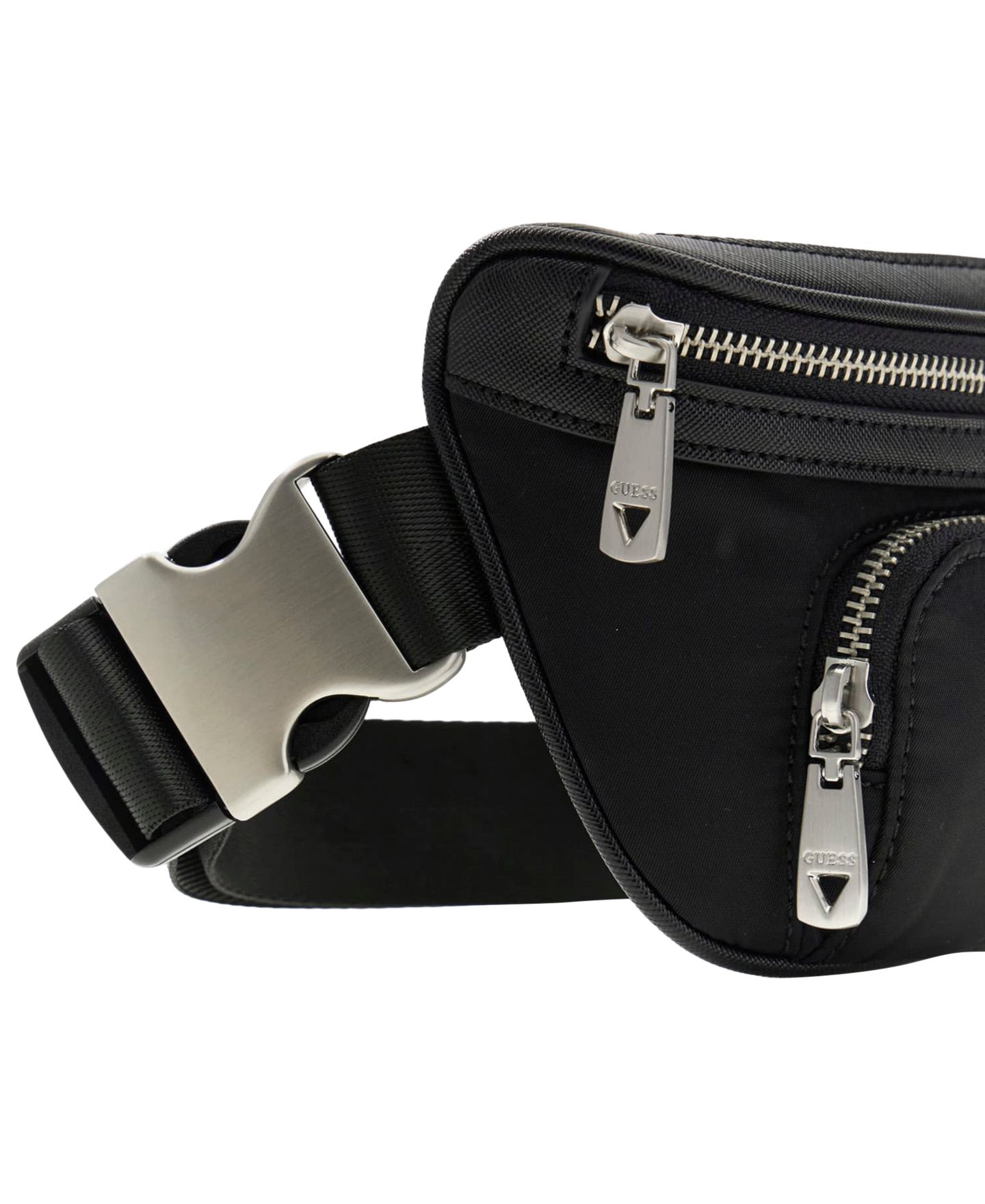 Мужская сумка GUESS Milano Adjustable Strap Bum, цвет: Чёрный — фото 3