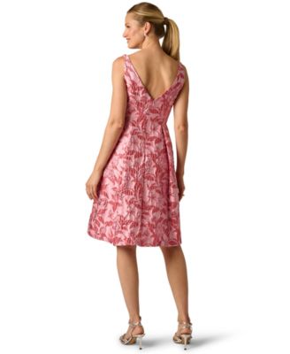 Women's Boat Neck Midi Dress