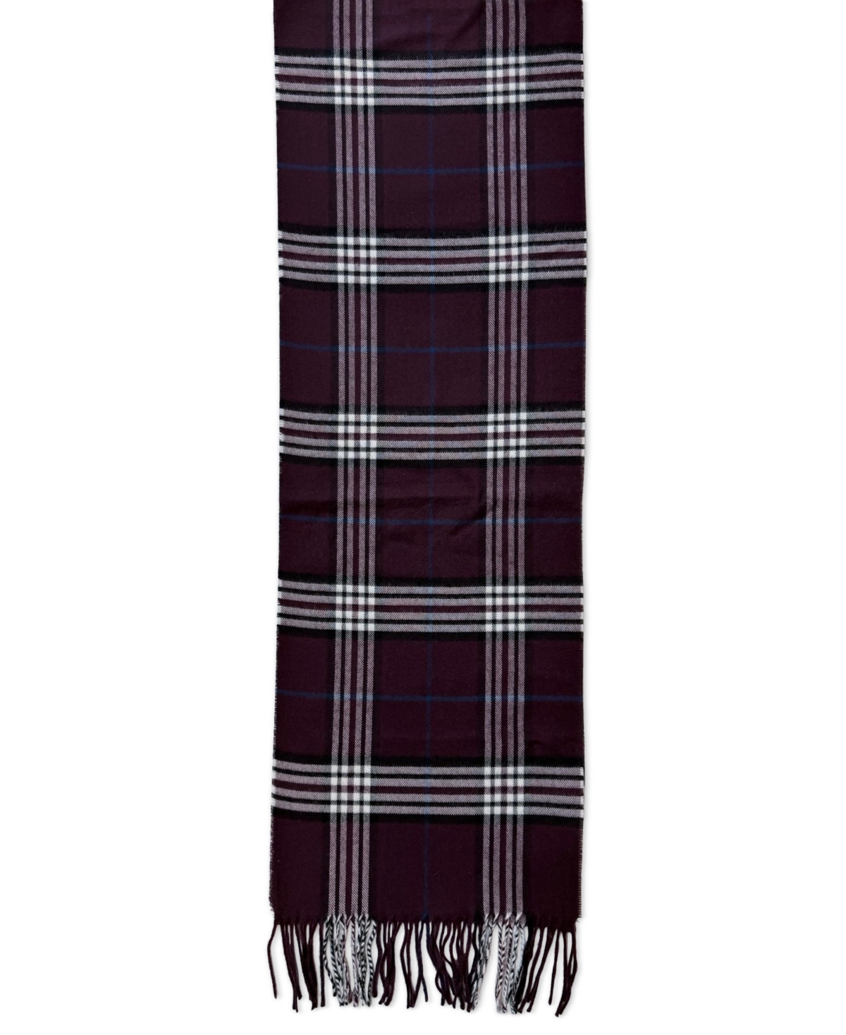 V. Fraas Men's Classic Plaid Cashmink Scarf