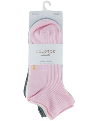 Women's 6-Pk. Simple Ribbed Quarter Socks GTDL0155R06