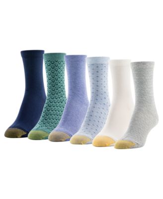 Women's Short Crew Socks, 6-Pack