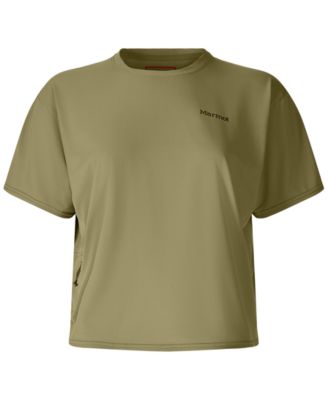 Women's Air Exchange UPF 50 Crew Short Sleeve Ribbed Collar T-Shirts