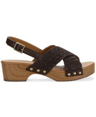 Women's Devynn X-Band Raffia Round Toe Sandals