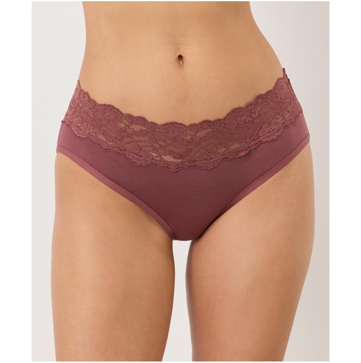 Pact Women's Lace Waist Brief 3-Pack