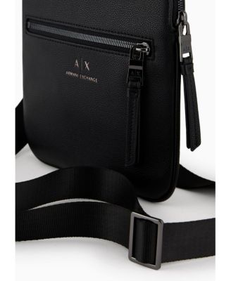 Men's Flat External Pocket Crossbody Bag