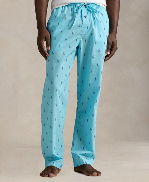 Мужские Polo Ralph Lauren Men's All-Over Pony Print Pajama Pants