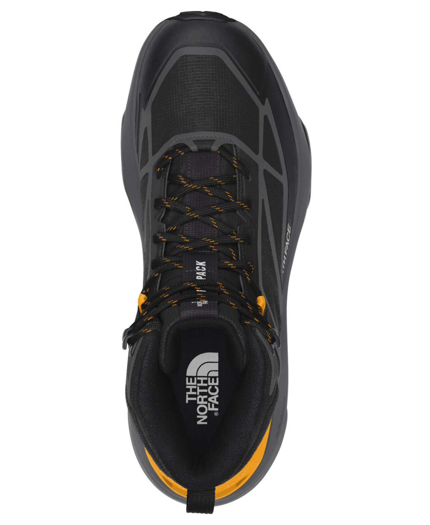 Мужские ботинки The North Face Fastpack Mid WP Lace-Up, цвет: Чёрный / Снежный золотой — фото 3