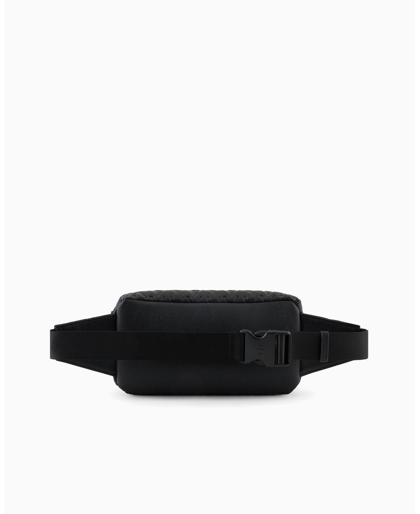 Мужская сумка A|X Armani Exchange Tonal All Over Logo Waist, цвет: Чёрный — фото 1