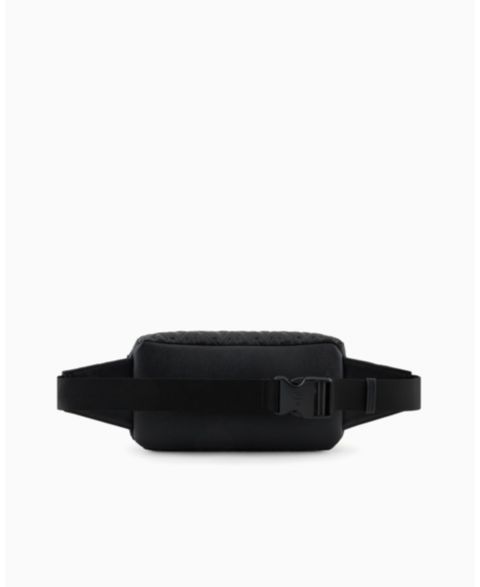 Мужская сумка A|X Armani Exchange Tonal All Over Logo Waist, цвет: Чёрный