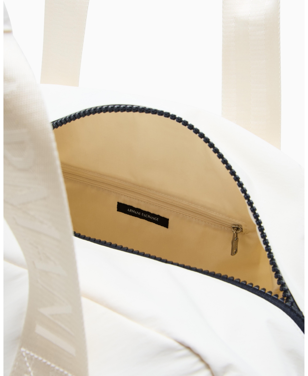 A|X Armani Exchange Men's White Edition Duffel Bag