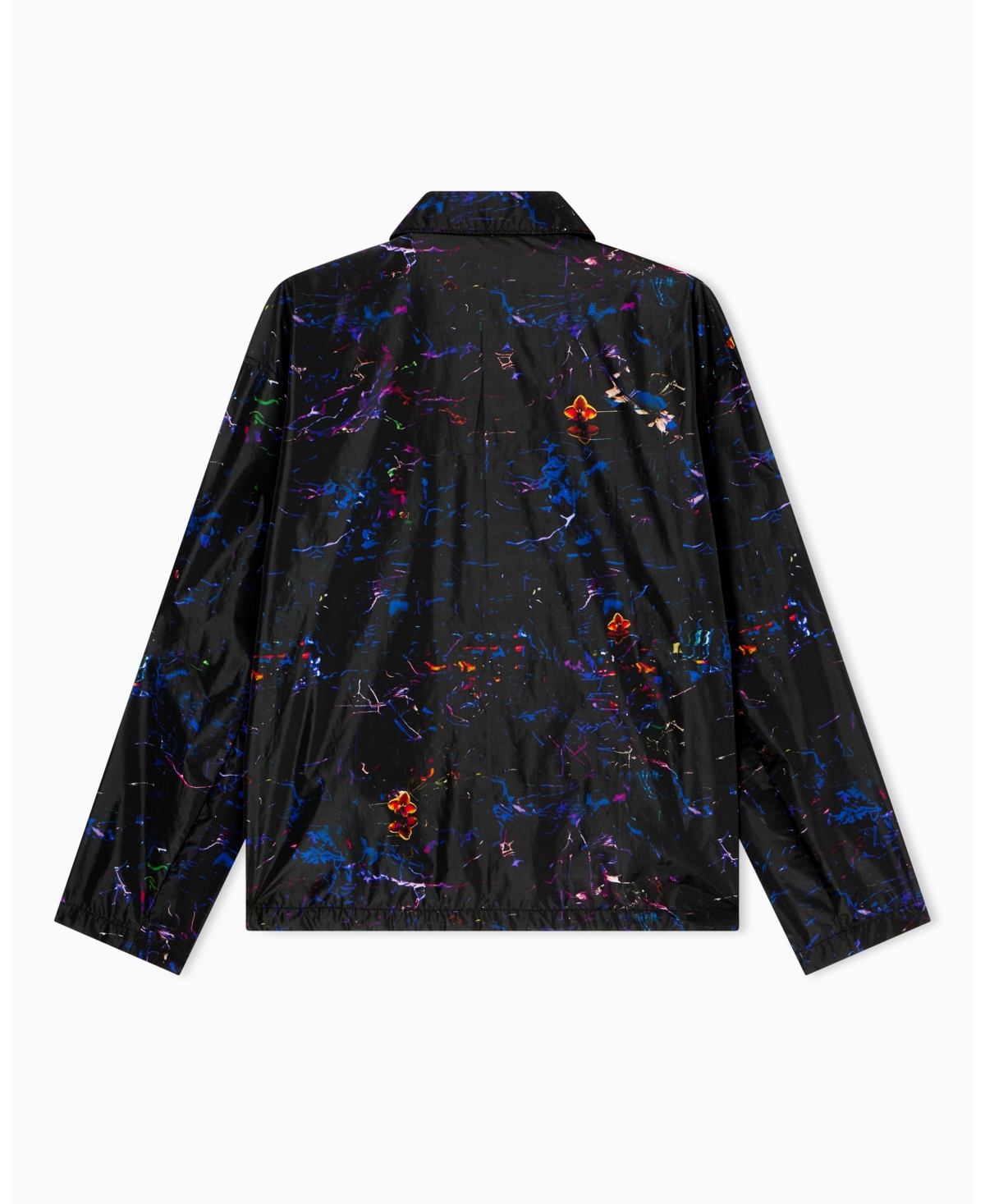 A|X Armani Exchange Men's Nylon Print Floral Jacket