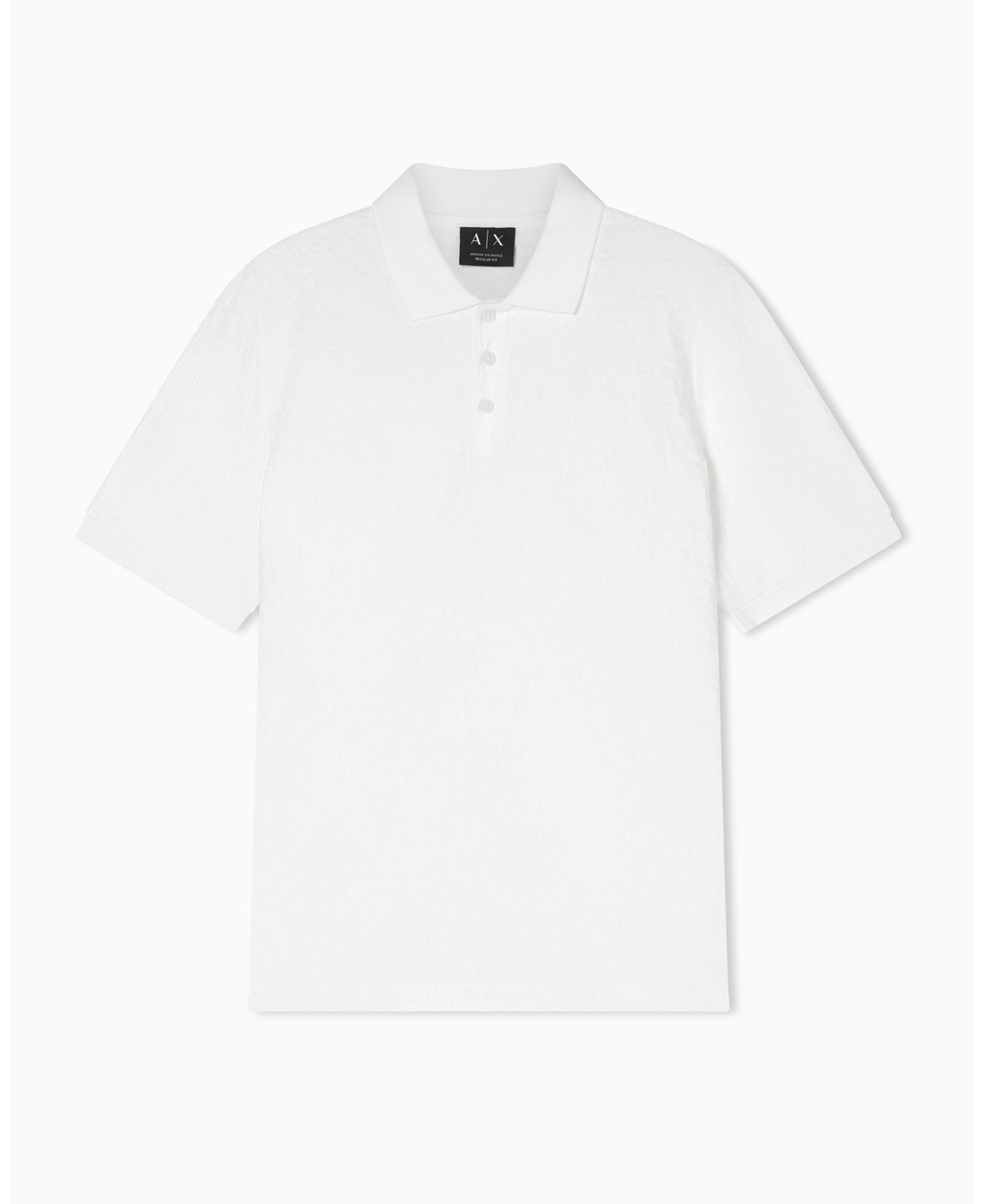 Мужское поло A|X Armani Exchange Short Sleeve Mercerized Cotton All Over Logo Print Polo Shirt, цвет: Молочный белый — фото 5