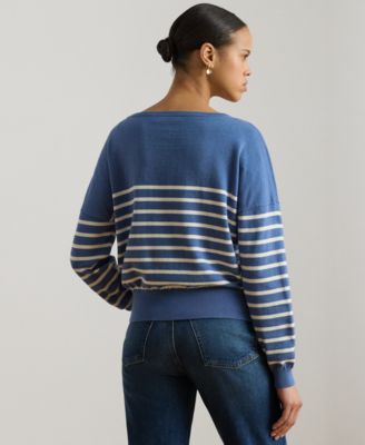 Petite Hainvette Striped Sweater