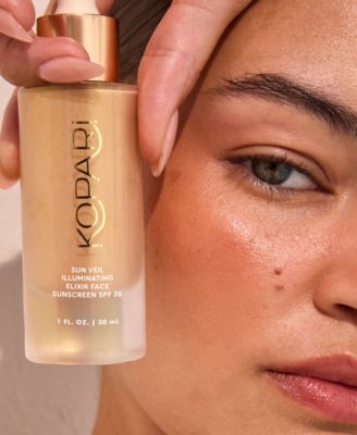Sun Veil Illuminating Elixir Face Sunscreen SPF 38, 1 oz.