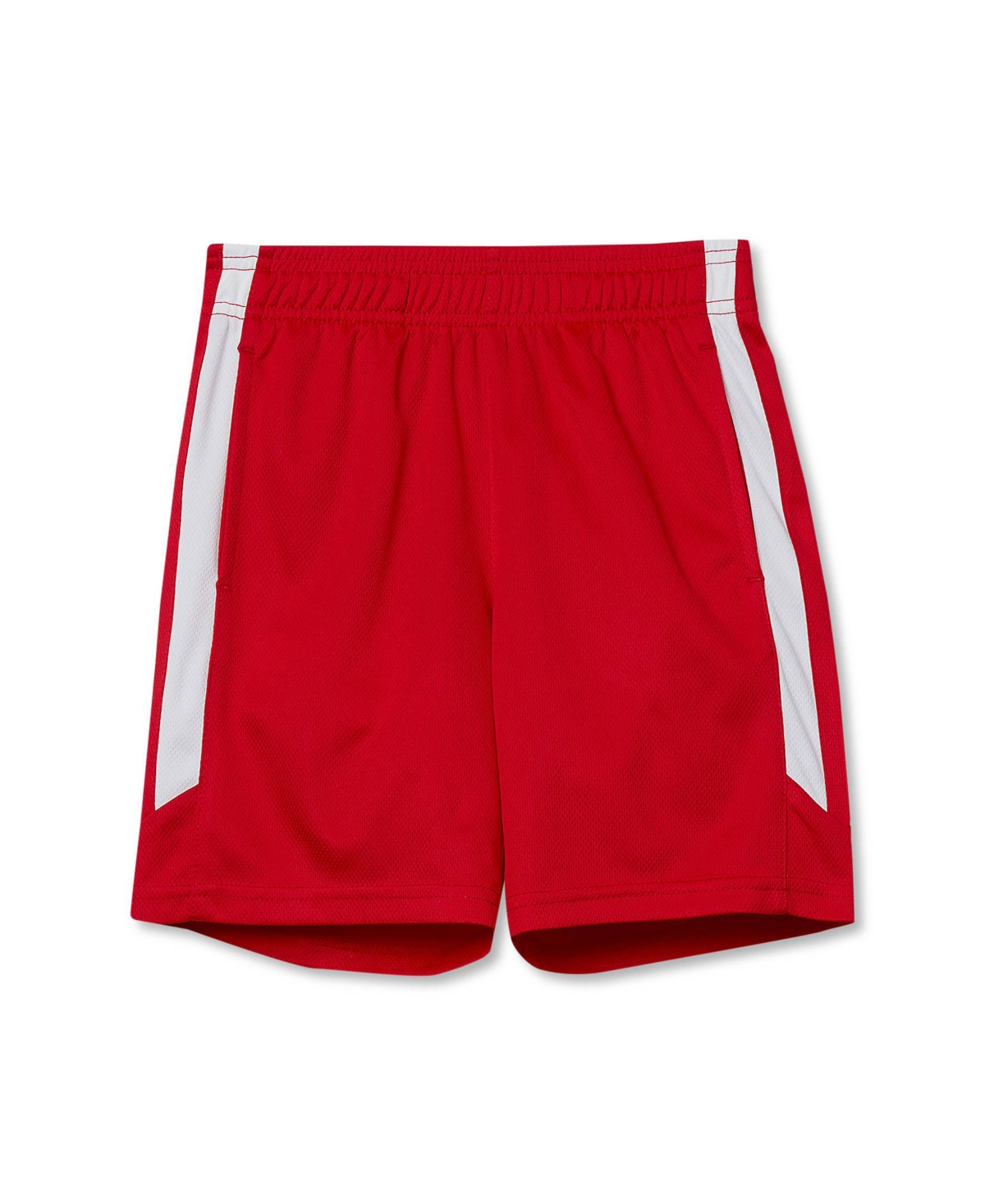 Lands' End Boys Athletic Mesh Shorts - Red