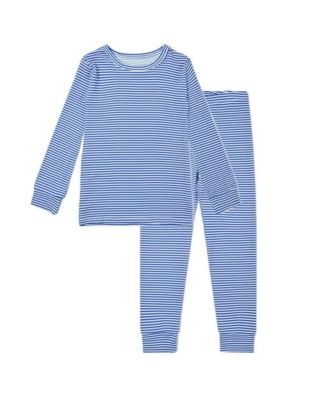 Baby Boys Cobalt Stripe Pajama Set