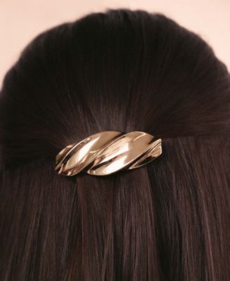Women's Golden Twist Barrette