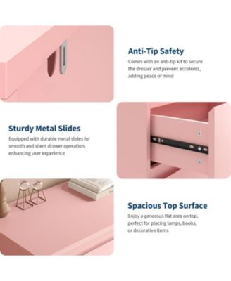 6 Simply Modern Chest of Drawer Dresser for Clothes Storage for Bedroom
