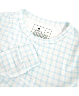 Toddler Boys Coastal Check Pajama Set