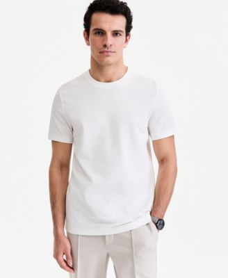 Men's Short-Sleeve Textured Mercerized T-Shirt