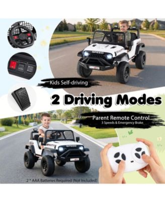 24V Ride On Car for Kids with Parent Remote Control and Music