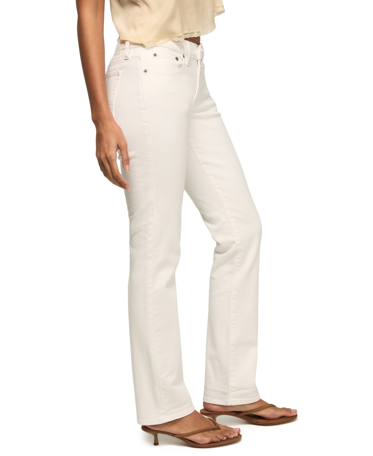 Lucky Brand Women's Mid Rise Sweet Straight Jeans