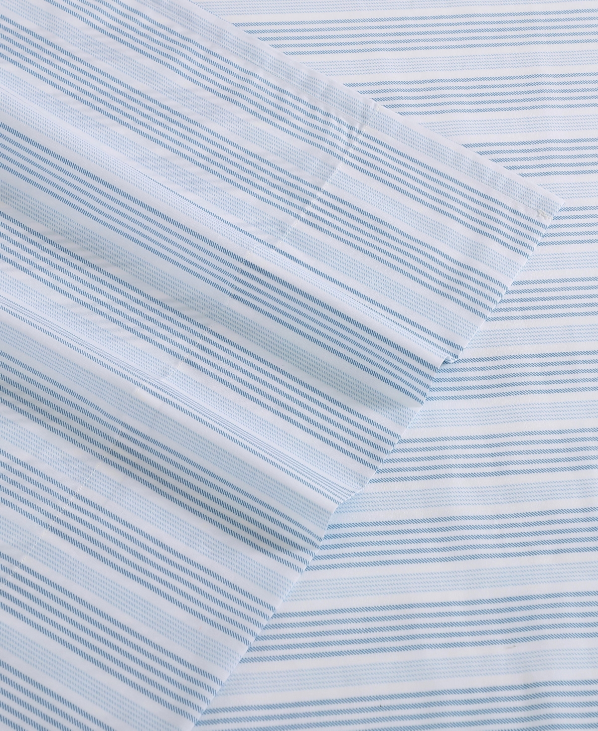 Nautica Tayleur Stripe 200-Thread Count Cotton Percale -Pc. Sheet Set