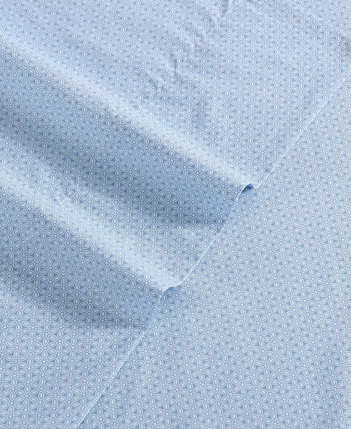 Nautica Geo Floral 200-Thread Count Cotton Percale -Pc. Sheet Set