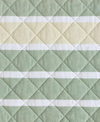 Varadero Stripe Cotton Reversible 2-Pc. Quilt Set, Twin