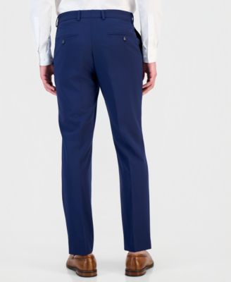 Men's Slim-Fit Spandex Super-Stretch Suit Pants