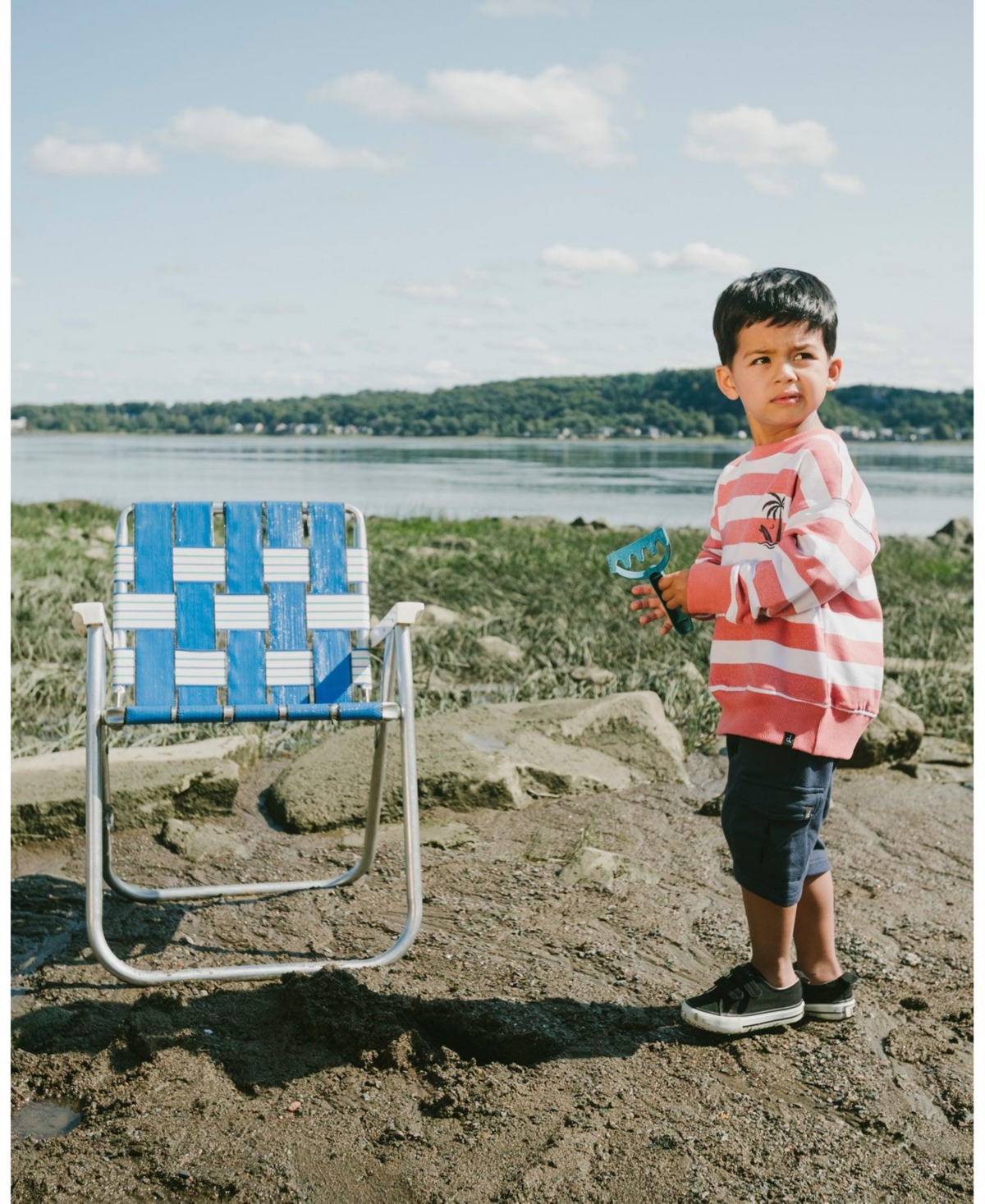 Deux par Big Boys French Terry Shorts Blue