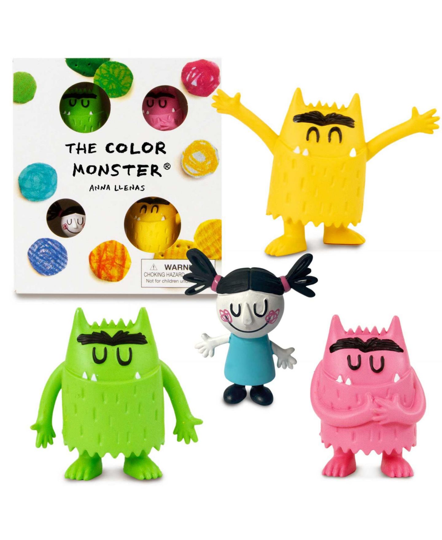 Детские фигурки Color Monster Nuna 4-Piece Figurine Set, Ages 3+ — фото 1