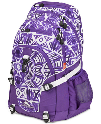 High Sierra Loop Backpack in Shibor Deep Purple