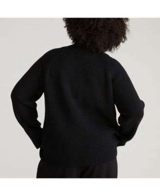 Women's Plus Size Arly Wrap Neck Sweater