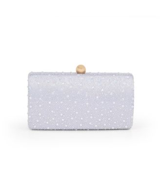 Woman's Heather Opal Crystal Minaudiere