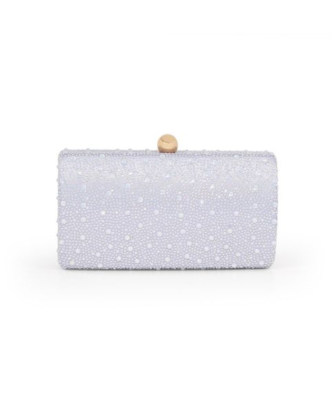 Женские клатчи Jewel Badgley Mischka Heather Opal Crystal Minaudiere, цвет: Синий