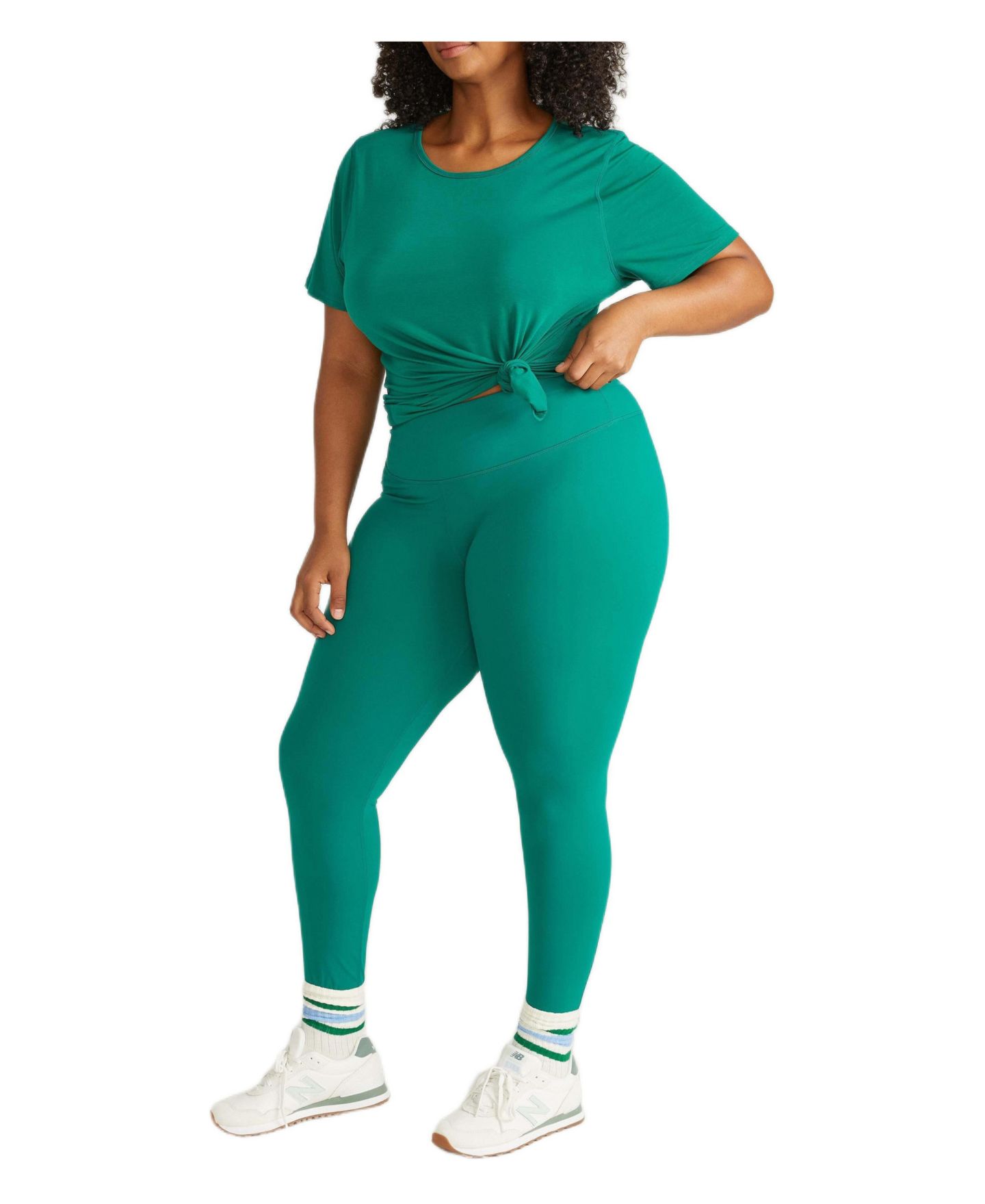 Женская футболка Universal Standard Plus Size Mia Movement, цвет: Чёрный — фото 4
