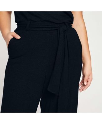 Women's Travel Knit Wide Leg Pants